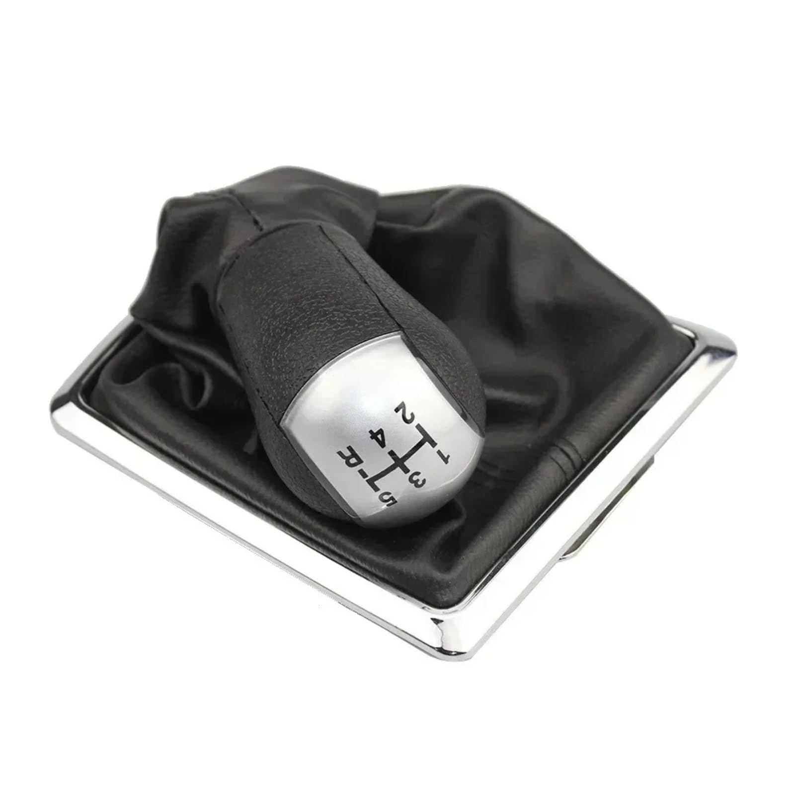 TATARENGS Kompatibel Mit Ford Für Focus 2 MK2 2005–2011, Auto-Styling Schaltknauf Hebel Gaitor Shifter Kofferraumabdeckung Fall Auto-Innenteile Auto Schaltknauf(White) von TATARENGS