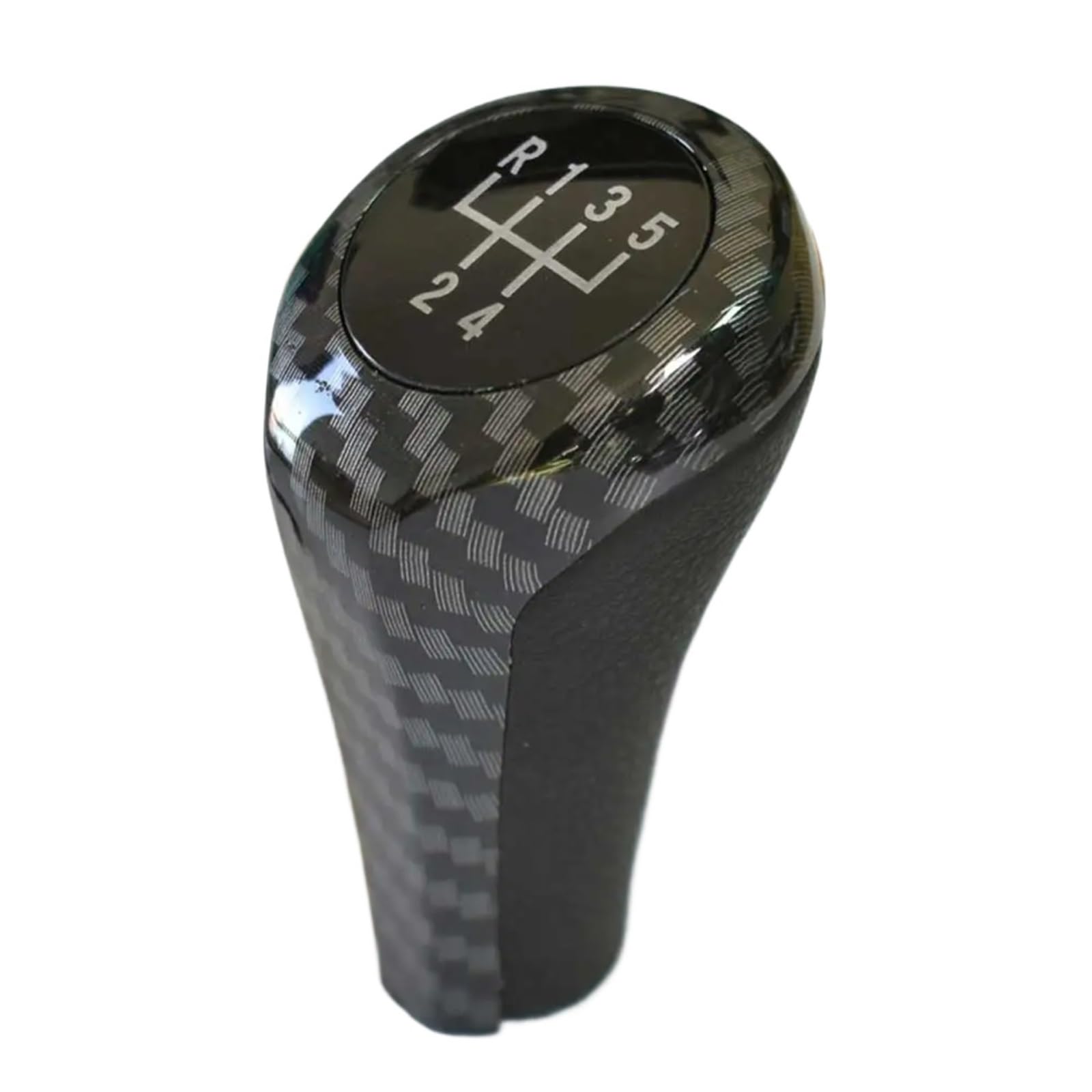TATARENGS Kompatibel Mit Für 1er E81 E82 E87 E88 F20 Manuelles Automobil 5- Und 6-Gang-Schalthebel Schaltknauf Auto-Innenteile-Zubehör Auto Schaltknauf(Carbon Fiber,5 Speed) von TATARENGS