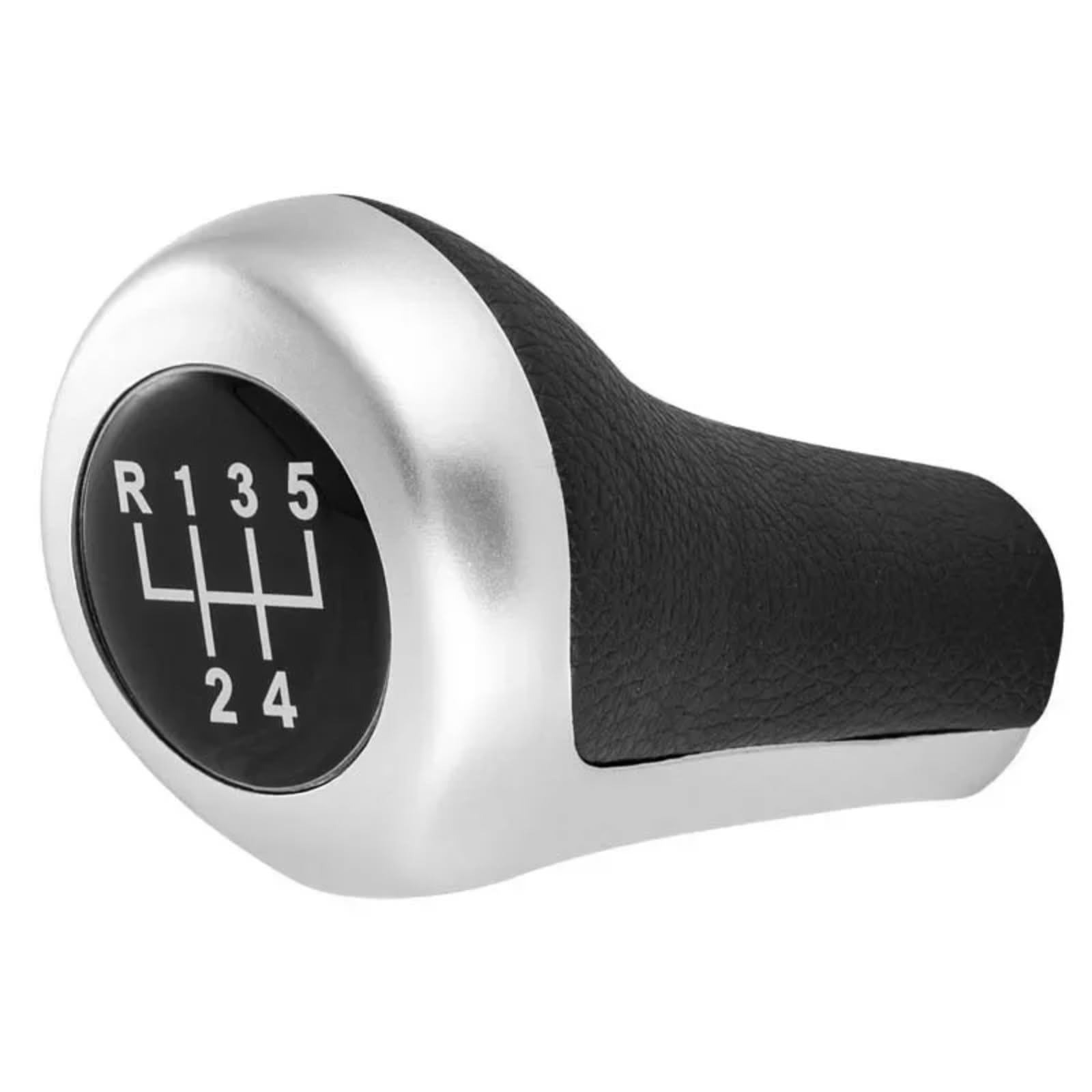 TATARENGS Kompatibel Mit Für X1 E84 X3 E83 X5 E53 5 6 Gang Matt Verchromter Schaltknauf Auto-Innenteile Zubehör Knopf Schalthebel Auto Schaltknauf(5 Speed) von TATARENGS