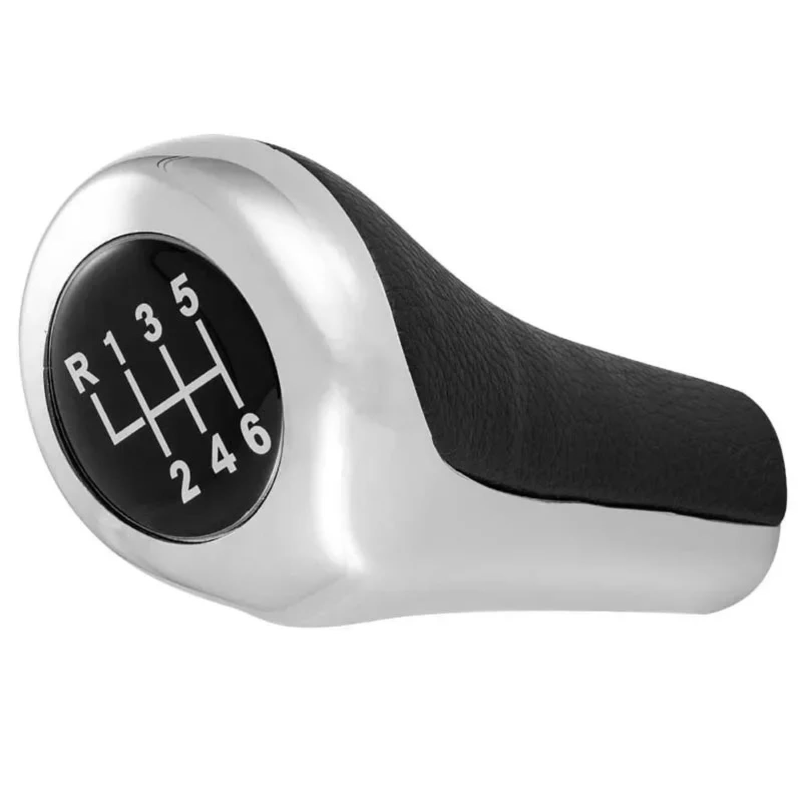 TATARENGS Kompatibel Mit Für X1 E84 X3 E83 X5 E53 5 6 Gang Matt Verchromter Schaltknauf Auto-Innenteile Zubehör Knopf Schalthebel Auto Schaltknauf(6 Speed) von TATARENGS