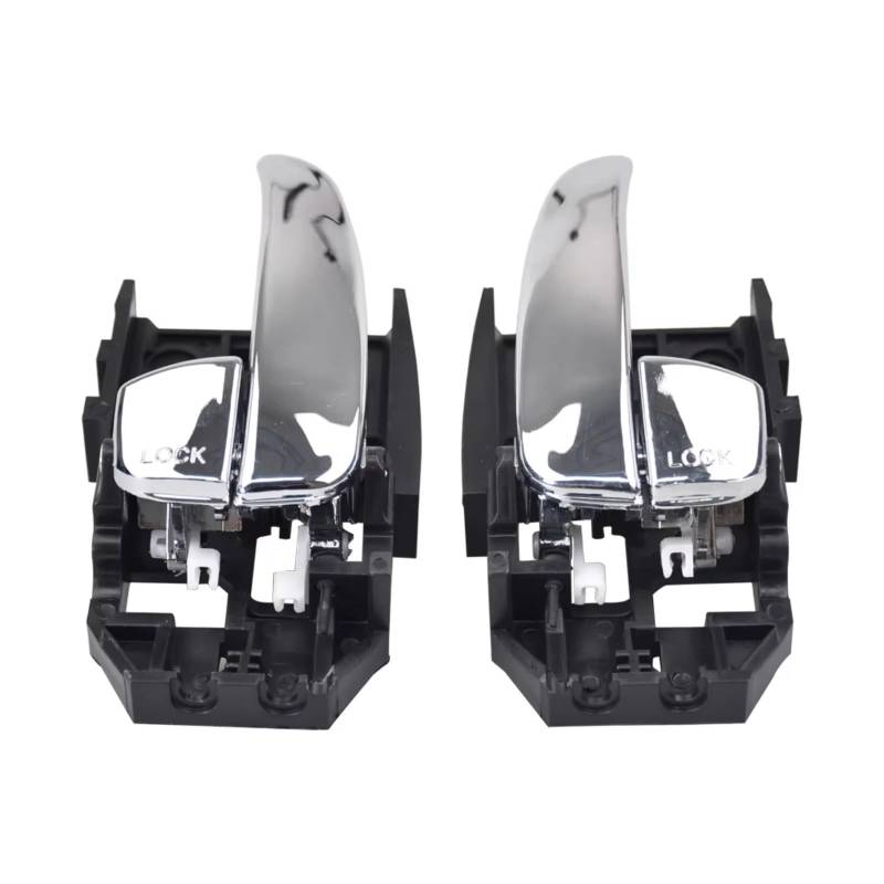 TATARENGS Kompatibel Mit Hyundai Für Elantra 2001 2002 2003 2004 2005 2006 82610-2D000 Autoersatzteile Innentürgriff Links Rechts Innentürgriff Türgriffe Innentüren(Chrome A Pair) von TATARENGS