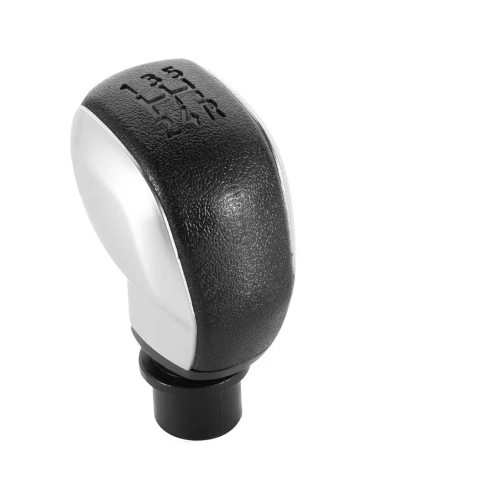 TATARENGS Kompatibel Mit Peugeot Für 307 301 206 207 408 308 508 2008 3008 5-Gang ABS Schaltknauf Stick Pen Arm Kopf Auto-Innenteile Auto Schaltknauf(Matte Silver) von TATARENGS