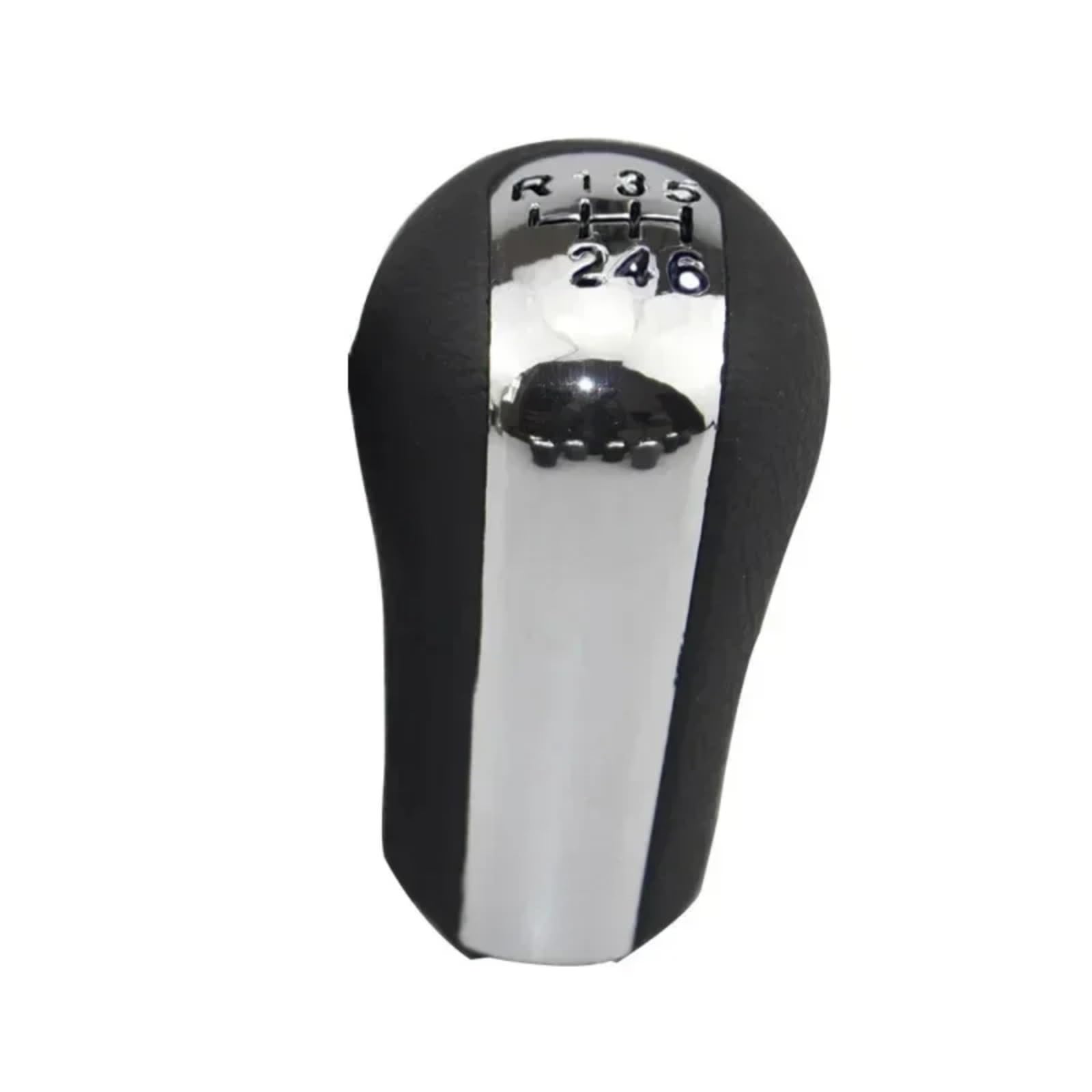TATARENGS Kompatibel Mit Toyota Für Rav4 1994–2000 Für Avensis 1997–2008 Für Yaris 1999–2005 5 6 SpeedGear Auto-Schalthebel Auto Schaltknauf(Silver,6 Speed) von TATARENGS