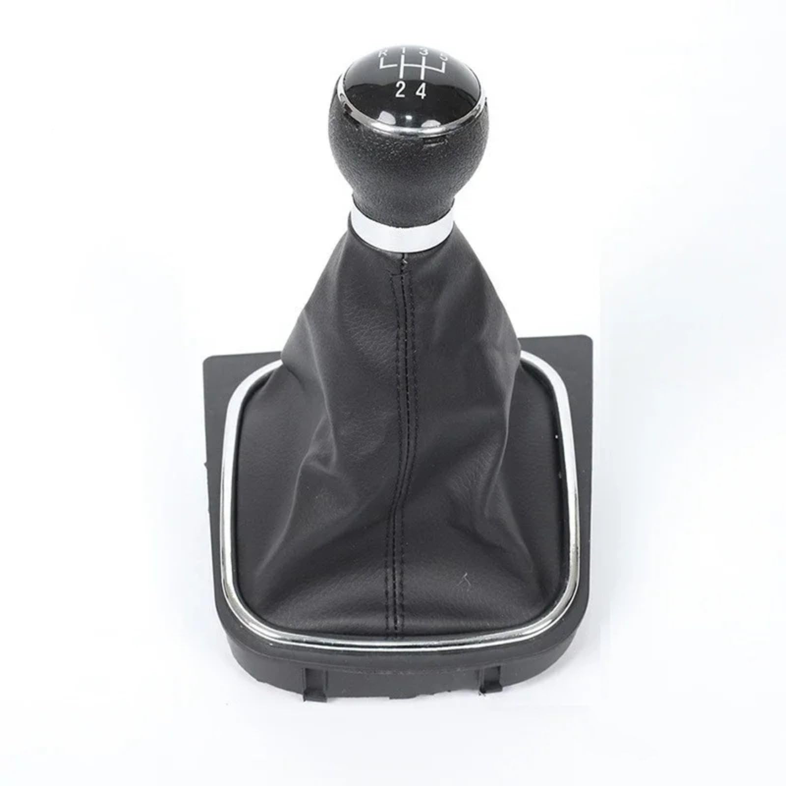 TATARENGS Kompatibel Mit VW Für Golf 6 Für J&etta MK6 2010 2011 2012 2013 2014 5 6 Speed ​​Stick Schaltknauf Auto-Innenteile-Zubehör Auto Schaltknauf(Black,5 Speed) von TATARENGS