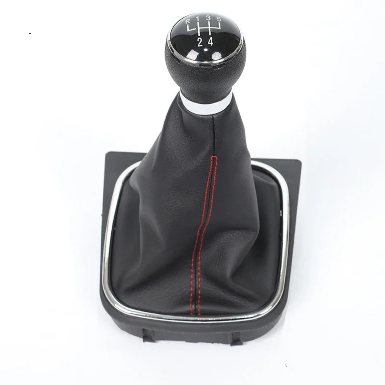 TATARENGS Kompatibel Mit VW Für Golf 6 Für J&etta MK6 2010 2011 2012 2013 2014 5 6 Speed ​​Stick Schaltknauf Auto-Innenteile-Zubehör Auto Schaltknauf(Red,5 Speed) von TATARENGS