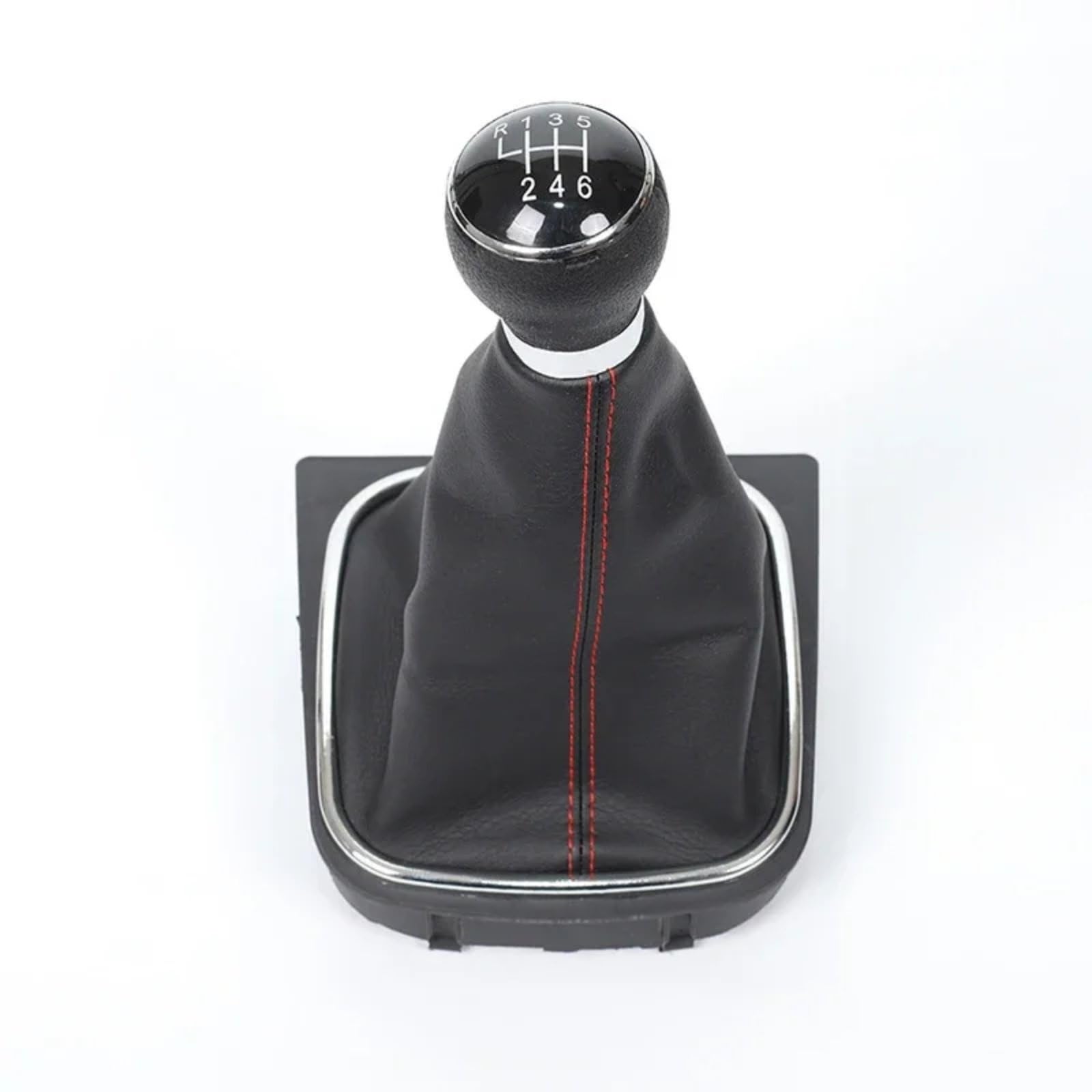 TATARENGS Kompatibel Mit VW Für Golf 6 Für J&etta MK6 2010 2011 2012 2013 2014 5 6 Speed ​​Stick Schaltknauf Auto-Innenteile-Zubehör Auto Schaltknauf(Red,6 Speed) von TATARENGS