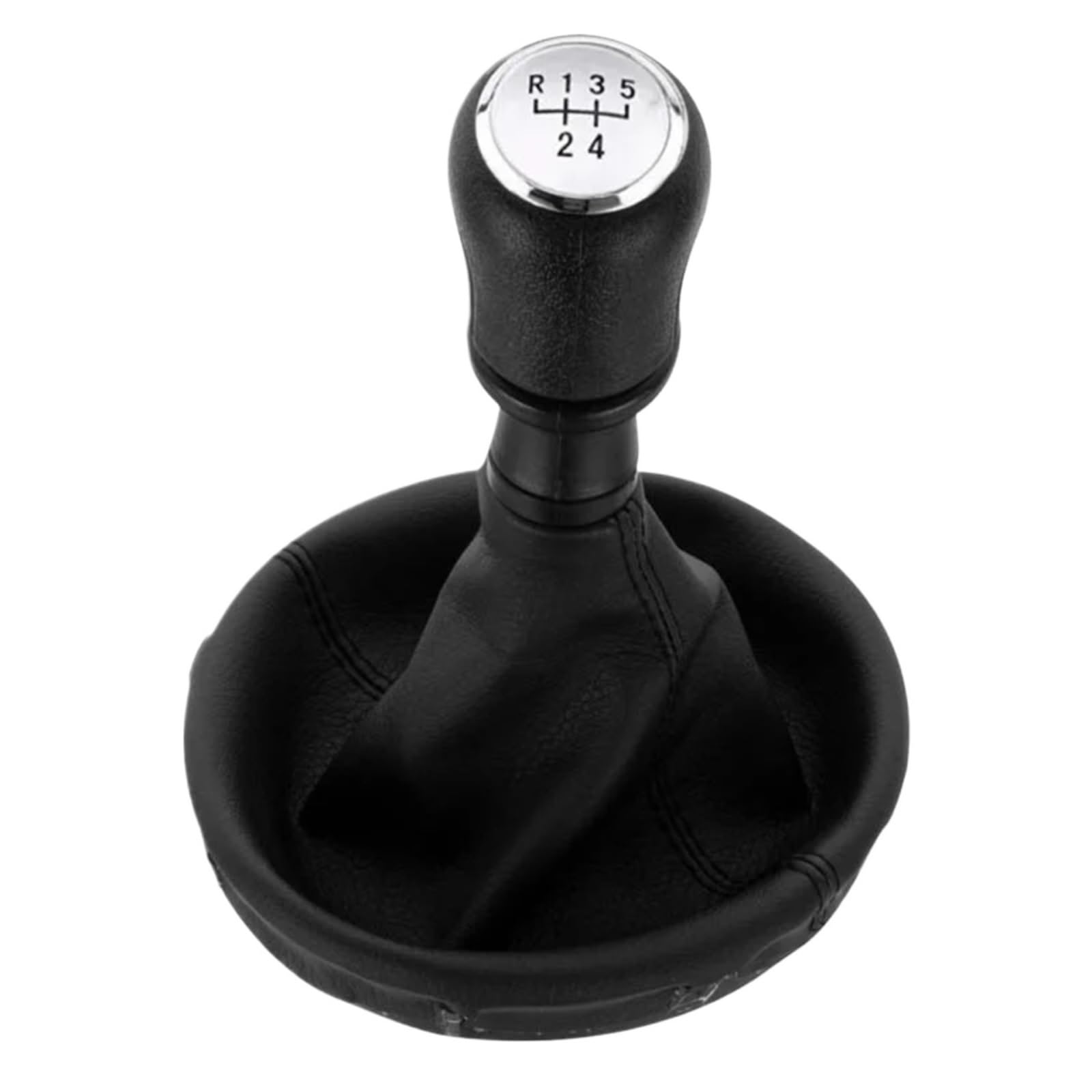 TATARENGS Kompatibel Mit VW Für Transporter T5 T5.1 GP 2003–2011 6-Gang-Schaltknauf Auto-Innenteile Zubehör Schaltknauf Auto Schaltknauf(Silver,5 Speed) von TATARENGS