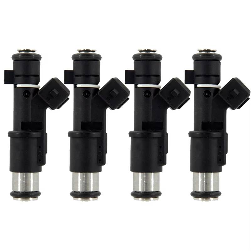 TATARENGS KraftstoffeinspritzdüSe Kompatibel Mit Peugeot 307 807 2002–2008 2009 2010 2011 2012 407 607 Motor-Kraftstoffeinspritzdüsen, 4 Stück, Autozubehör 348004 1984E2 01F003A von TATARENGS