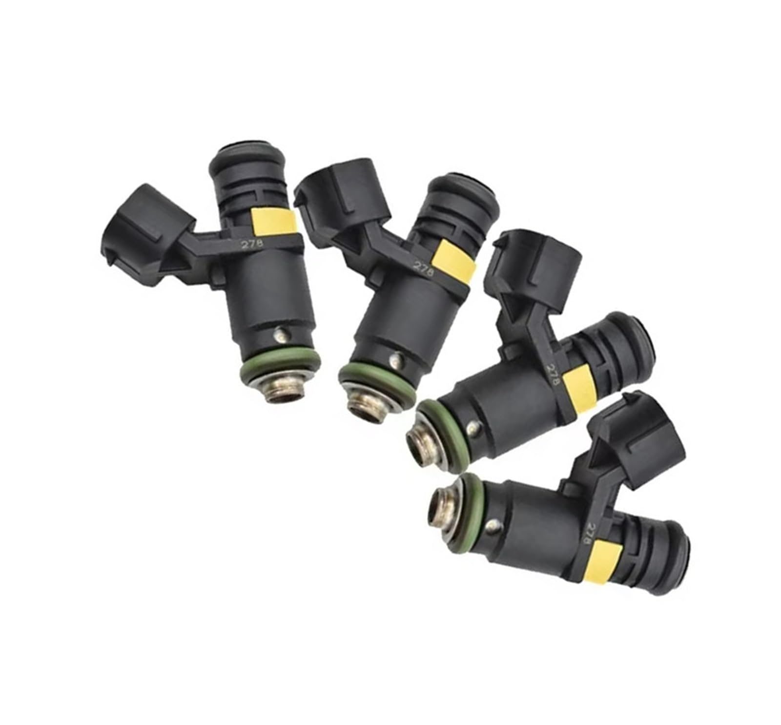 TATARENGS KraftstoffeinspritzdüSe Kompatibel Mit Skoda Für Fabia Für Octavia Für Roomster 1.4L 036906031AG Einspritzventil Motor-Kraftstoffeinspritzdüsen Autoteile 1/4 Stück(Size 4pcs) von TATARENGS