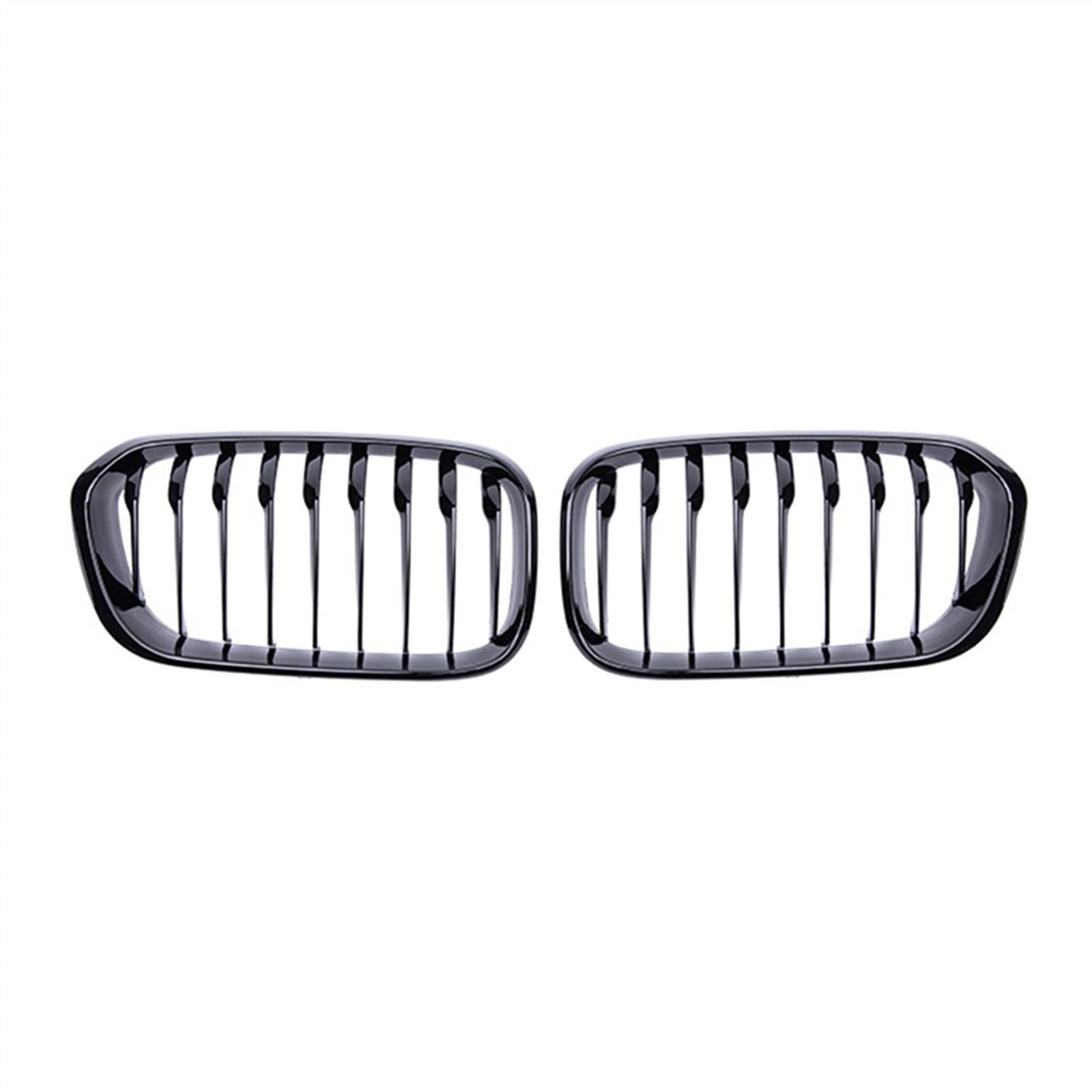 TATARENGS Kühlergrille Kompatibel Mit 1er Für F20 F21 2015 2016 2017 2018 Nierengitter Lufteinlass Grill Auto Frontgitter Stoßstange Motorhaube Obere Gitterabdeckung(Gloss Black) von TATARENGS