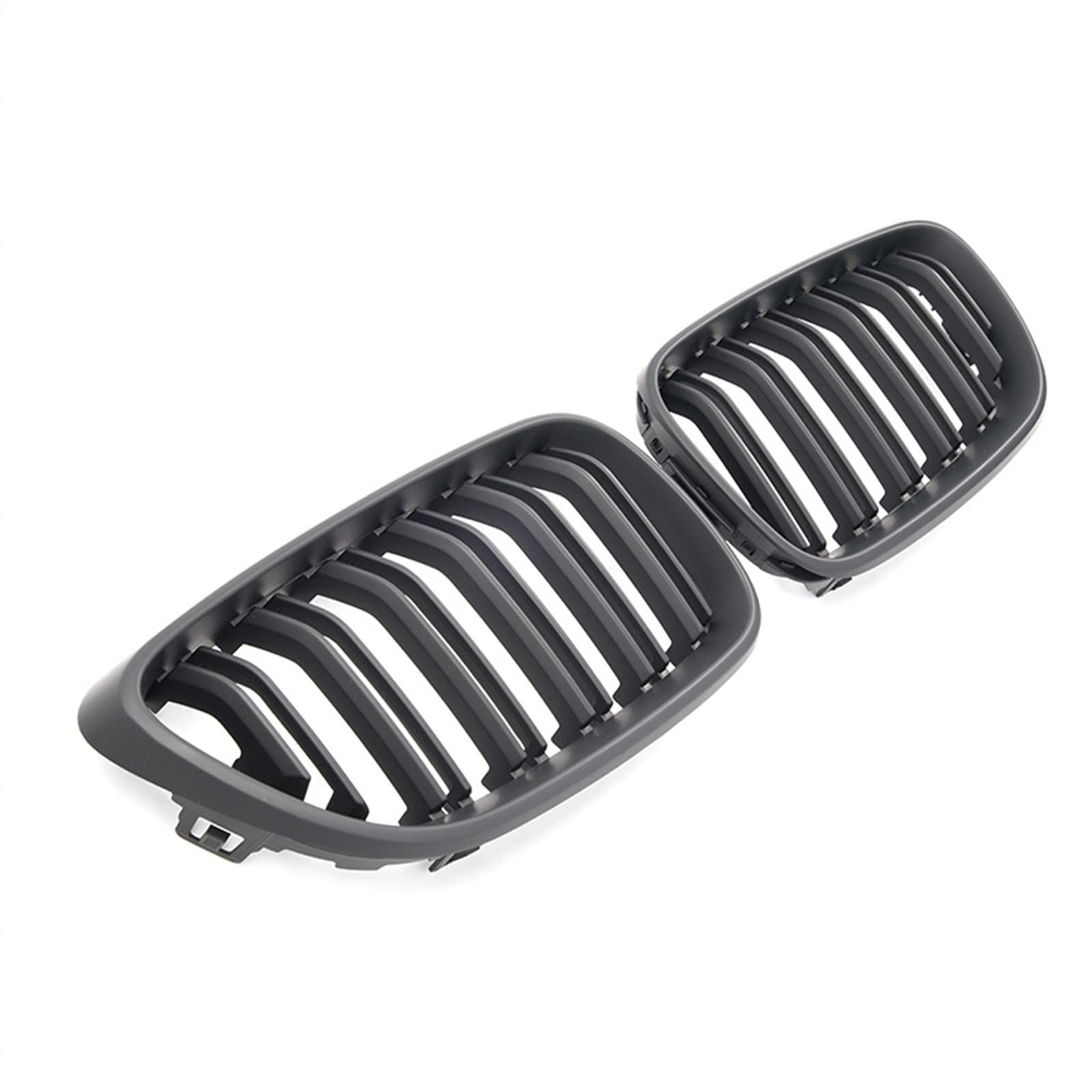 TATARENGS Kühlergrille Kompatibel Mit 2er Für F22 F23 F87 M2 2014 2015 2016 2017 2018 Nierengitter Lufteinlass Grill Auto Frontgitter Stoßstange Motorhaube Obere Gitterabdeckung(Matte Black) von TATARENGS