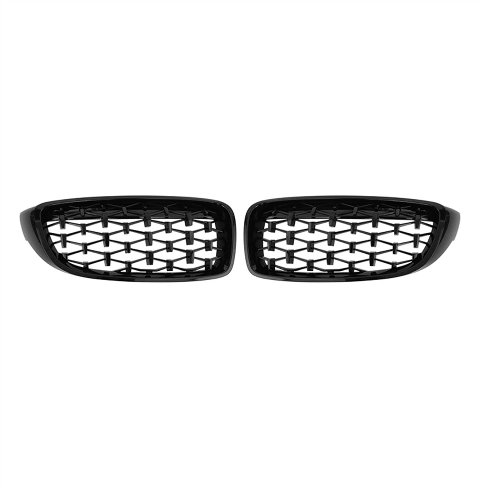 TATARENGS Kühlergrille Kompatibel Mit 4er Für F32 F33 2014 2015 2016 2017 2018 2019 2020 Nierengitter Lufteinlass Grill Auto Frontgitter Stoßstange Motorhaube Obere Gitterabdeckung(Gloss Black) von TATARENGS