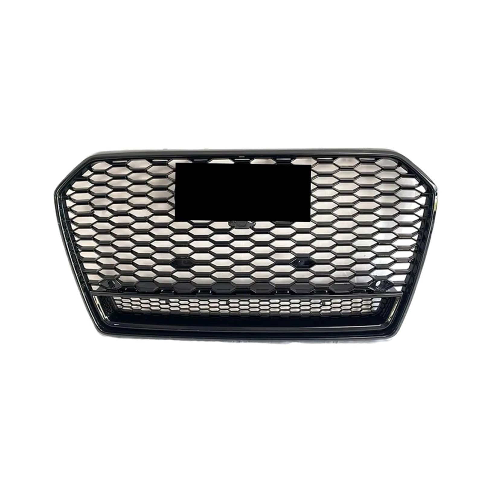 TATARENGS Kühlergrille Kompatibel Mit A6 S6 C7 2016 2017 2018, Auto-Oberstoßstange, Kühlergrillgitter, Frontstoßstangen-Mittelgrill, Renngitter-Ersatzteile(Black) von TATARENGS