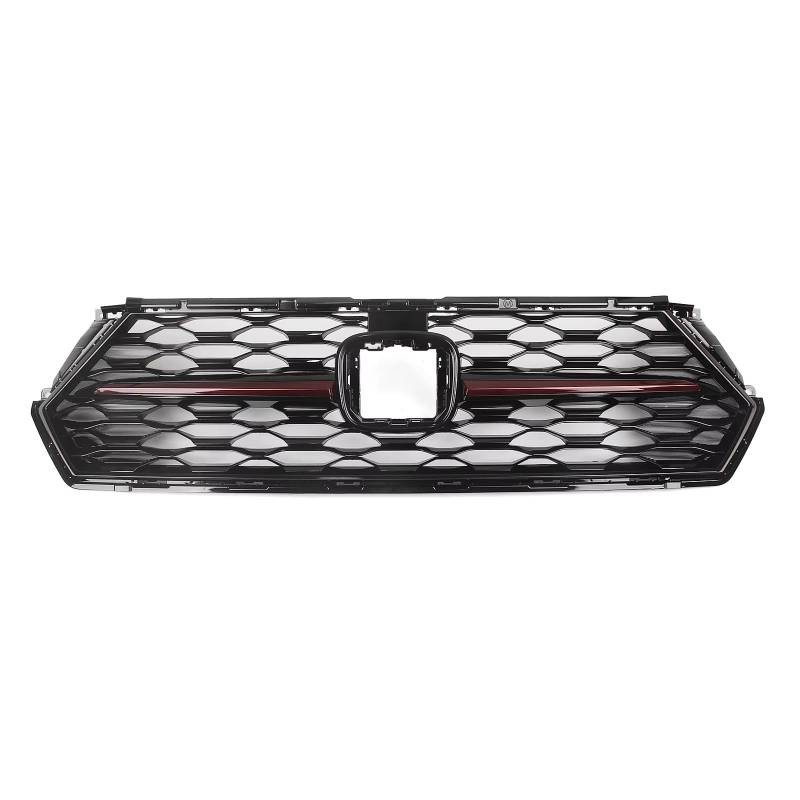 TATARENGS Kühlergrille Kompatibel Mit Accord 11th 2022 2023 2024 2025 US-Versionen. Auto-Frontgrill, Waben-Stil, Renngrill, Obere Stoßstangenhaube, Netzgitter-Gitter(Red) von TATARENGS