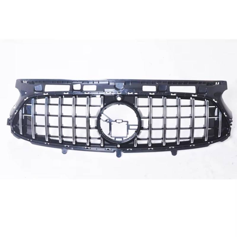 TATARENGS Kühlergrille Kompatibel Mit Benz Für H247 GLA220 GLA250 GLA35 GLA45 GLA-Klasse 2020 2021 2022 2023 Auto-Frontgrill, Obere Stoßstangenhaube, Netzgrill(Silver) von TATARENGS