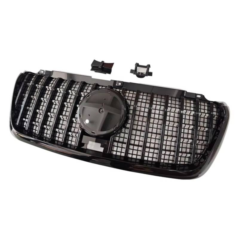 TATARENGS Kühlergrille Kompatibel Mit Benz Für Sprinter Für W907 2018 2019 2020 2021 2022 2023, Auto-Styling, Frontstoßstangengrill, Netzgrill, Obere Haube, Kühlergrill(Black) von TATARENGS