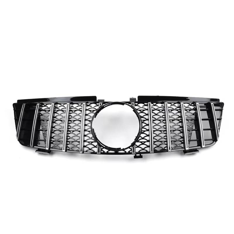 TATARENGS Kühlergrille Kompatibel Mit Benz Für W164 ML320 ML350 ML550 ML-Klasse 2005 2006 2007 2008 Auto-Frontstoßstangengrill Kühlerhaubengrill Autozubehör(Chrome) von TATARENGS