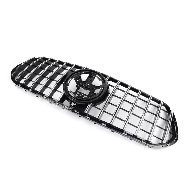 TATARENGS Kühlergrille Kompatibel Mit Benz Für W167 GLE350 GLE450 GLE580 GLE-Klasse 2020 2021 2022 2023. Auto-Frontstoßstangengrill, Renngitter, Netzgitter(Chrome n Black) von TATARENGS