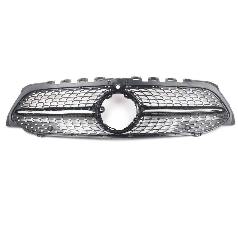 TATARENGS Kühlergrille Kompatibel Mit Benz Für W177 A-Klasse 2019 2020 2021 2022 Auto-Frontgrill Autozubehör Mit Kameraloch Frontstoßstangengrill Renngrill(Black) von TATARENGS