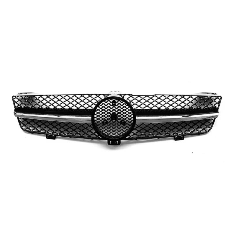 TATARENGS Kühlergrille Kompatibel Mit Benz Für W219 CLS350 CLS500 CLS550 SLS600 CLS63 Für AMG CLS-Klasse 2008 2009 2010 Auto-Frontstoßstange Grillhaube Kühlergrill(Silver) von TATARENGS