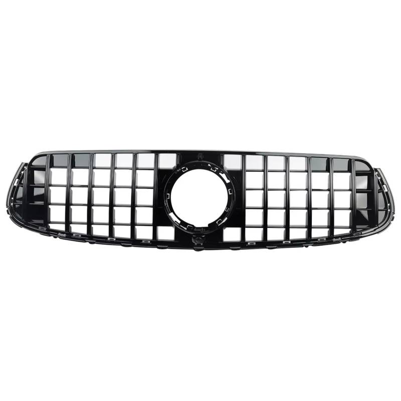 TATARENGS Kühlergrille Kompatibel Mit Benz Für W253 X253 GLC300 GLC350 GLC43 Auto Frontstoßstangengrill Diamant-Stil Kühlergrill Obere Haube Kühlergrill Mesh Grill(Black) von TATARENGS