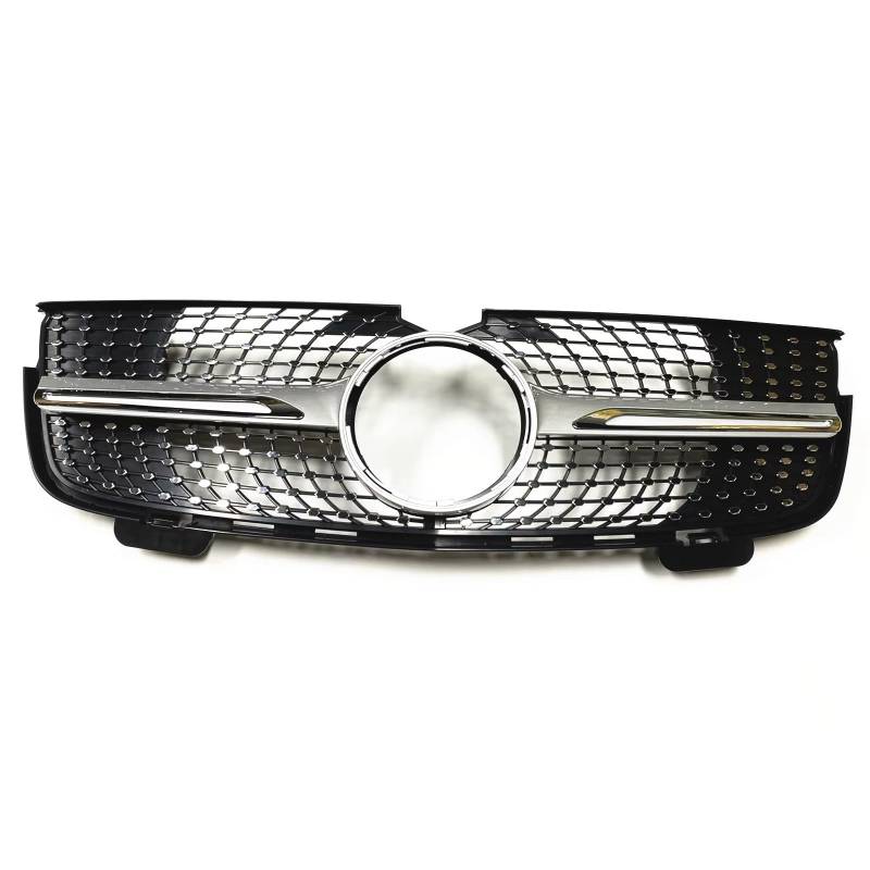 TATARENGS Kühlergrille Kompatibel Mit Benz Für X164 GL320 GL450 GL-Klasse 2007 2008 2009. Auto-Frontstoßstangengrill, Obere Stoßstangenhaube, Kühlergitter, Ersatzteile(Silver) von TATARENGS