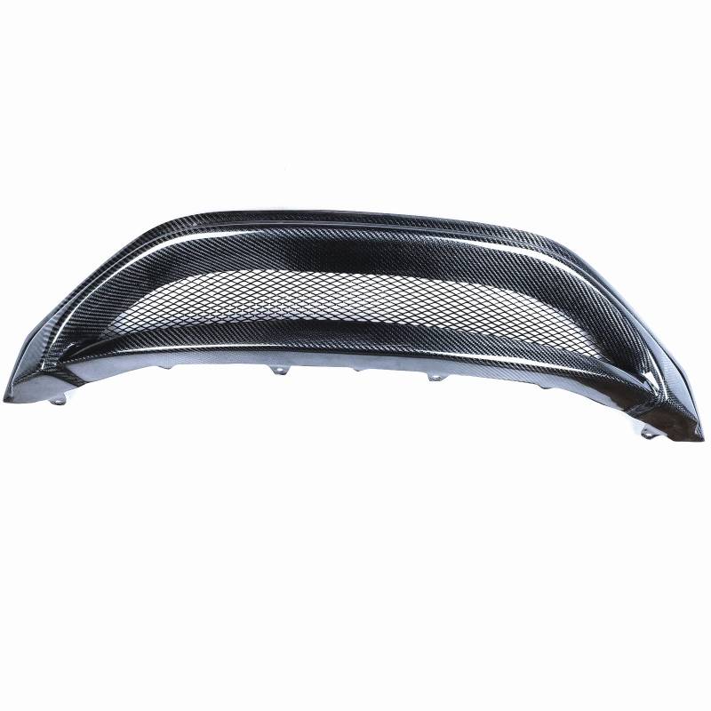 TATARENGS Kühlergrille Kompatibel Mit Civic 9.5 Limousine 2013 2014 2015 Auto-Frontgrill-Grill, Oberer Hohler Stoßfänger, Maschengitter, Auto-Kit, Lufteinlass-Grill(Carbon Fiber) von TATARENGS