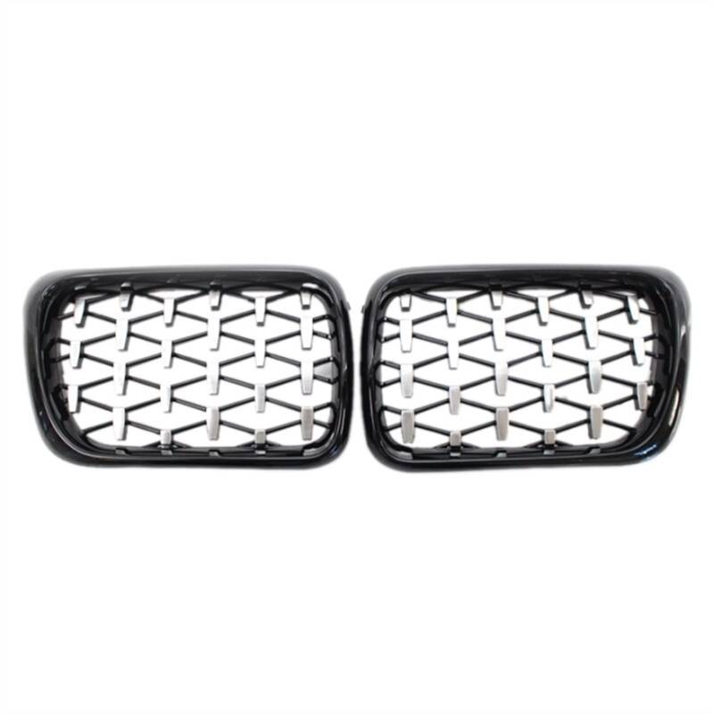 TATARENGS Kühlergrille Kompatibel Mit E36 3er 1997 1998 1999 Nierengitter Lufteinlassgitter Auto Frontgrills Stoßstange Haube Obere Grillabdeckung von TATARENGS