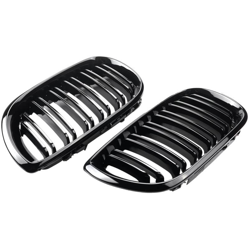 TATARENGS Kühlergrille Kompatibel Mit E46 4D 2002 2003 2004 2005 Obere Kühlergrillabdeckung Auto Front Nierengitter Lufteinlass Grill Stoßstange Haube von TATARENGS