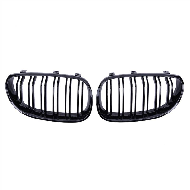 TATARENGS Kühlergrille Kompatibel Mit E60 E61 5er 2004 2005 2006 2007 2008 2009 Nierengitter Lufteinlass Grill Auto Frontgitter Stoßstange Motorhaube Obere Gitterabdeckung von TATARENGS