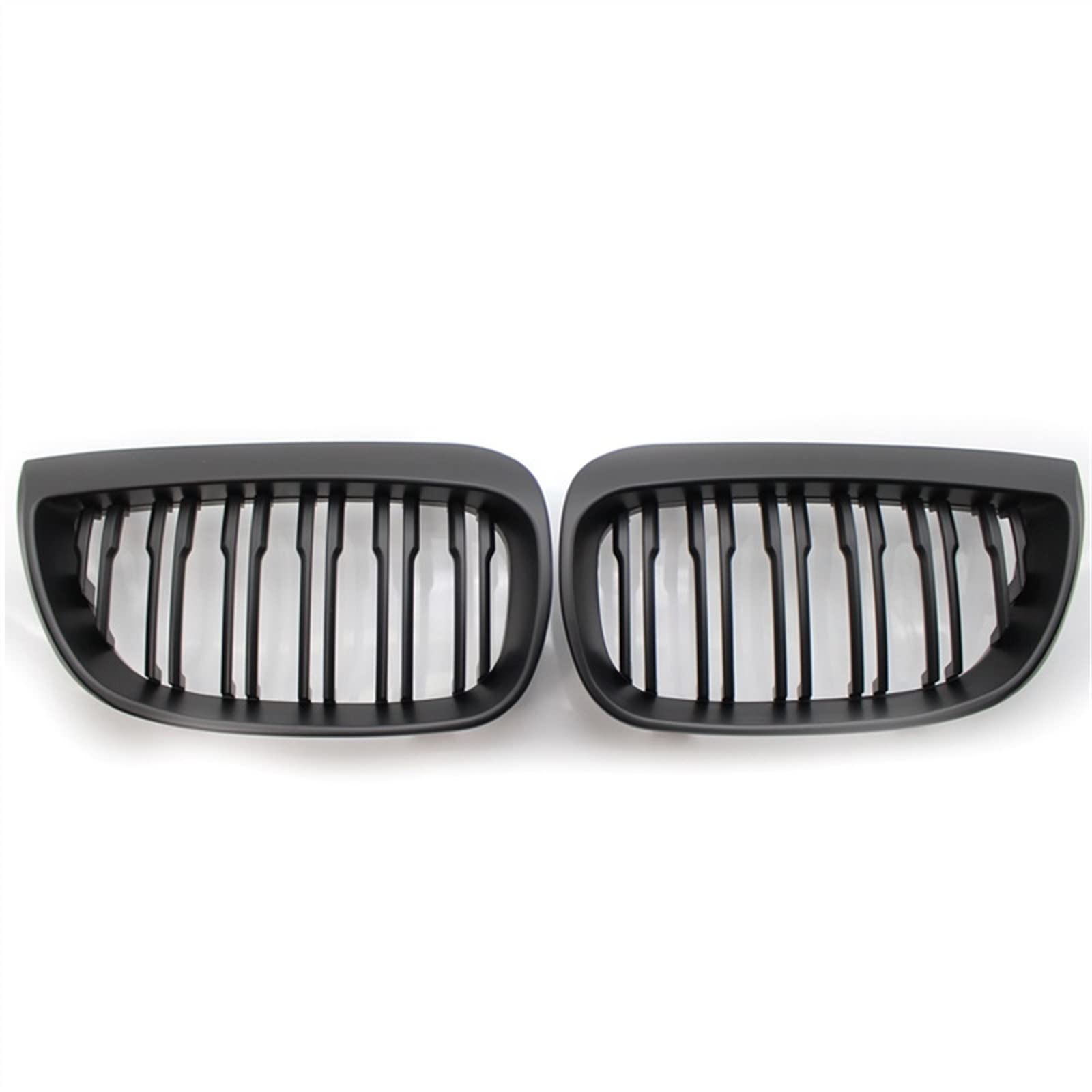 TATARENGS Kühlergrille Kompatibel Mit E81 E87 120d 120i 130i 2004 2005 2006 Auto Frontstoßstange Haube Nierengrill Doppellamellengitter Lufteinlass Grilla(Matte Black) von TATARENGS