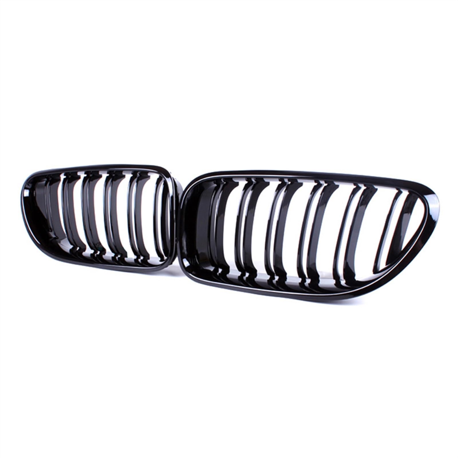 TATARENGS Kühlergrille Kompatibel Mit F06 F12 F13 M6 2012 2013 2014 2015 2016 2017 Auto Frontstoßstange Haube Nierengrill Doppellamellengitter Lufteinlass Grilla(Gloss Black) von TATARENGS