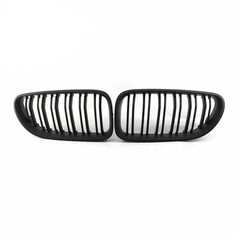 TATARENGS Kühlergrille Kompatibel Mit F06 F12 F13 M6 2012 2013 2014 2015 2016 2017 Auto Frontstoßstange Haube Nierengrill Doppellamellengitter Lufteinlass Grilla(Matte Black) von TATARENGS