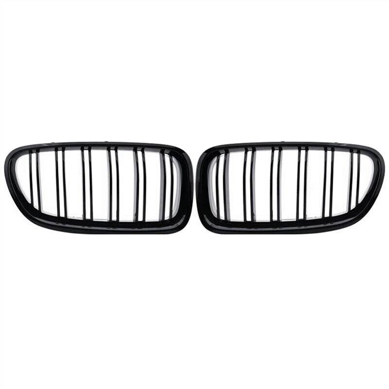 TATARENGS Kühlergrille Kompatibel Mit F10 F11 F18 M5 2010 2011 2012 2013 2014 2015 2016 2017 Nierengitter Lufteinlassgitter Auto Frontgrills Stoßstange Haube Obere Grillabdeckung von TATARENGS