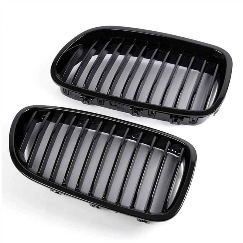 TATARENGS Kühlergrille Kompatibel Mit F11 F10 2010 2011 2012 2013 2014 2015 2016 Auto Front Nierengitter Lufteinlass Grill Obere Grillabdeckung Stoßstange Haube von TATARENGS