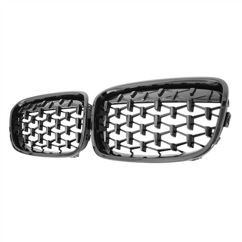 TATARENGS Kühlergrille Kompatibel Mit F20 F21 1er 2011 2012 2013 2014 Auto Frontstoßstange Nierengitter Gitter Grill Lufteinlass Grilla(Gloss Black) von TATARENGS