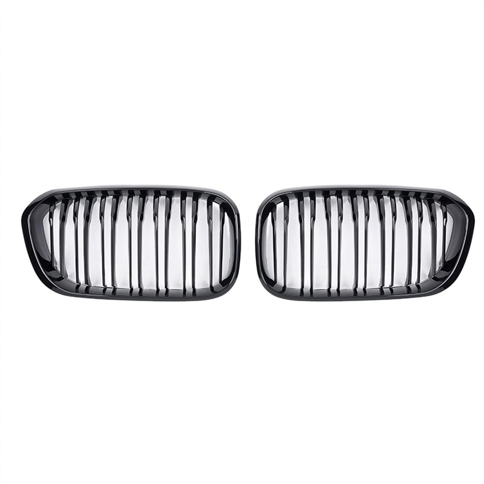TATARENGS Kühlergrille Kompatibel Mit F20 F21 1er 2015 2016 2017 2018 Auto Frontgitter Stoßstange Haubengitter Lufteinlass Grill Nierengrill(Gloss Black) von TATARENGS