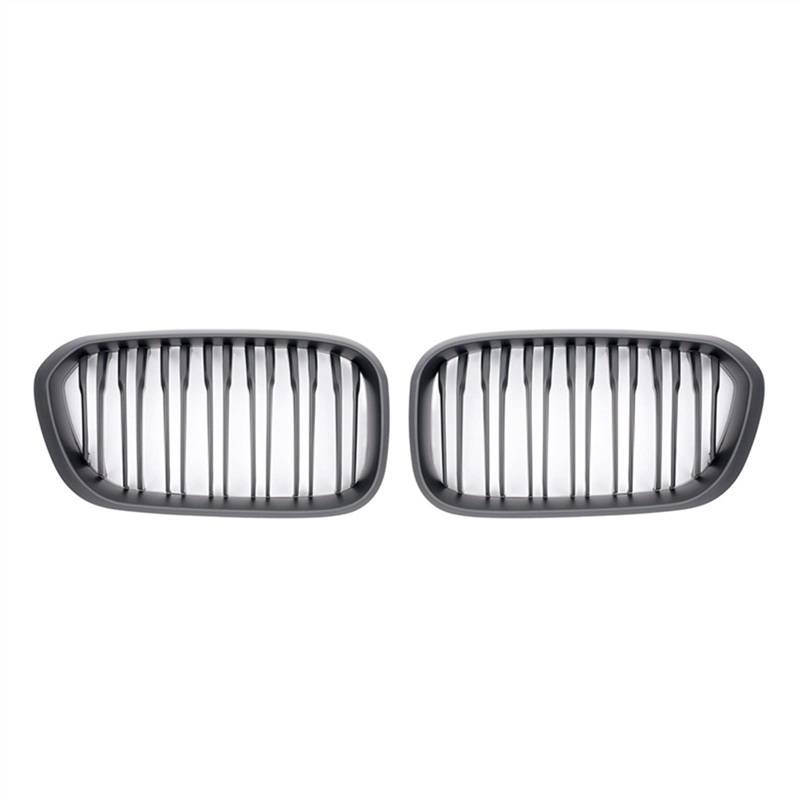 TATARENGS Kühlergrille Kompatibel Mit F20 F21 1er 2015 2016 2017 2018 Auto Frontgitter Stoßstange Haubengitter Lufteinlass Grill Nierengrill(Matte Black) von TATARENGS