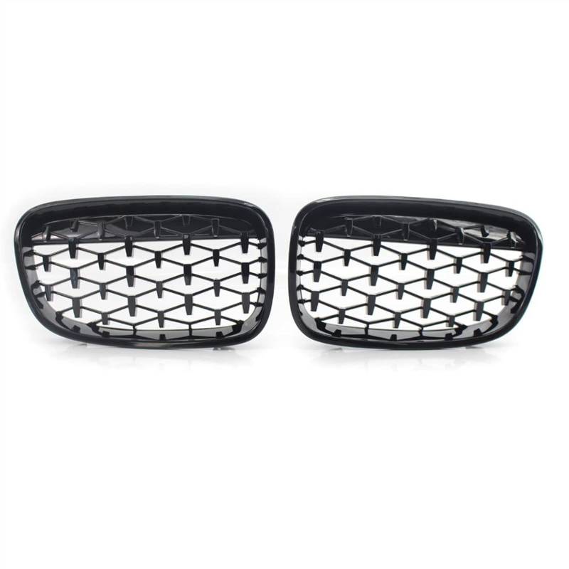 TATARENGS Kühlergrille Kompatibel Mit F20 F21 2011 2012 2013 2014 Auto-Lufteinlass-Grill-Stoßfänger-Abdeckung Front-Nieren-Grill-Hauben-oberer Grill(Gloss Black) von TATARENGS