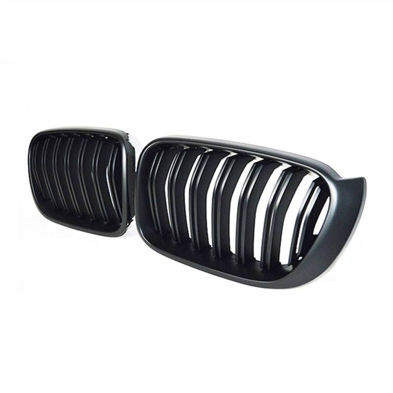 TATARENGS Kühlergrille Kompatibel Mit F25 F26 X3 X4 2014 2015 2016 2017 2018 Nierengitter Lufteinlass Grill Auto Frontgitter Stoßstange Haube Obere Grillabdeckung(Matte Black) von TATARENGS