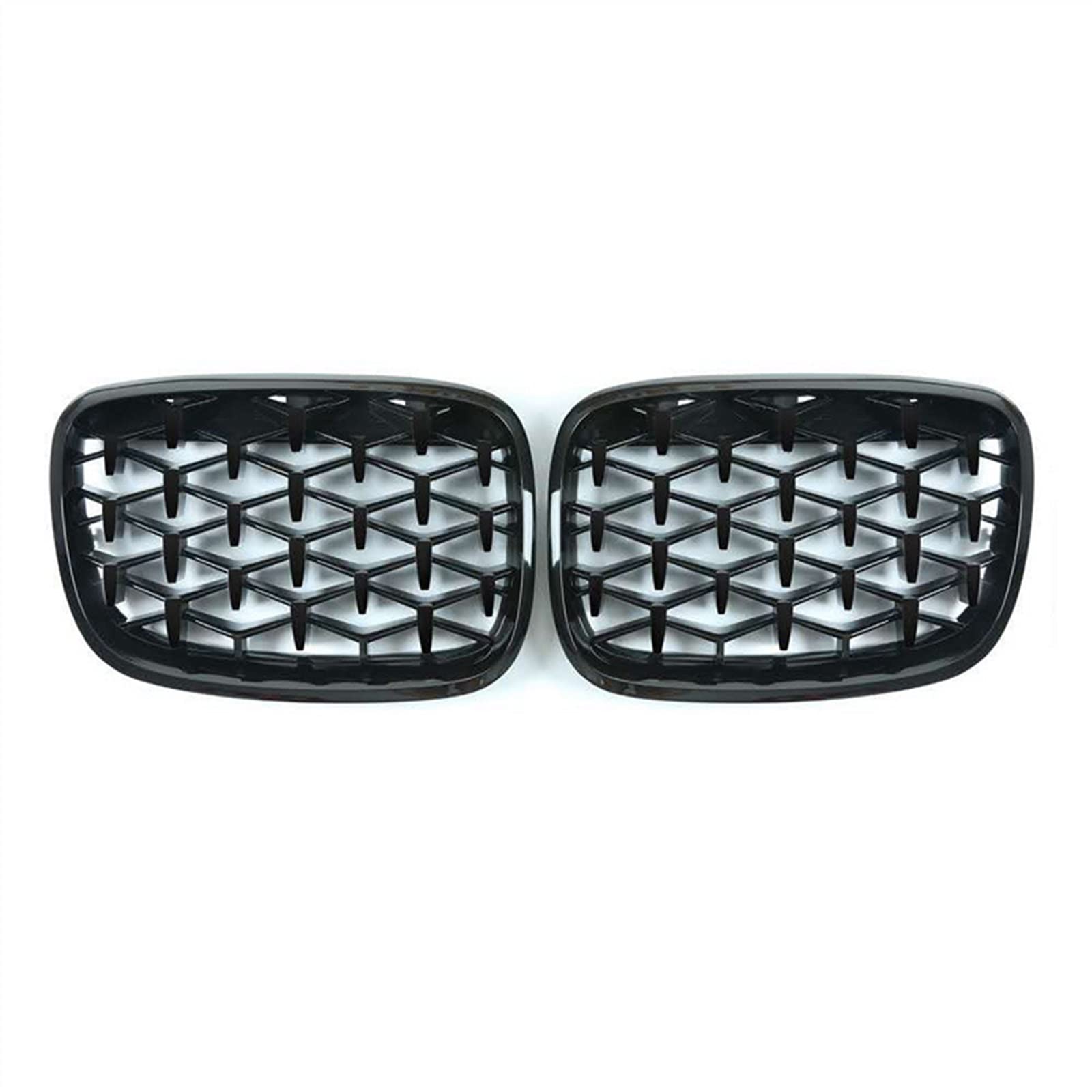 TATARENGS Kühlergrille Kompatibel Mit F45 2014 2015 2016 2017 2018 Auto Front Nierengitter Stoßstange Haube Lufteinlass Grill Obere Grillabdeckung(Gloss Black) von TATARENGS