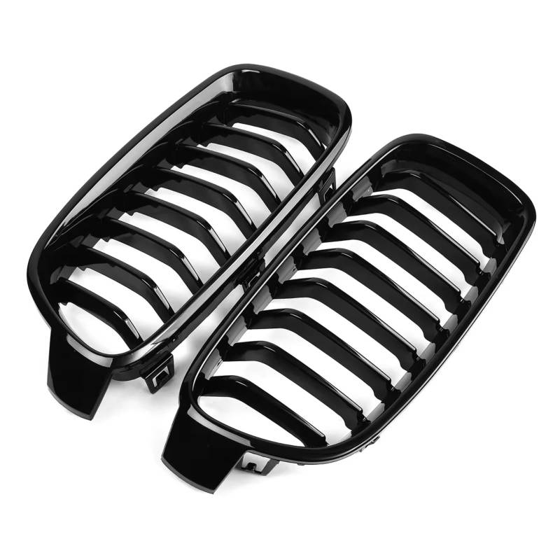 TATARENGS Kühlergrille Kompatibel Mit Für F30 F31 F35 F80 3er 2012 2013 2014 2015 2016 2017 2018 Auto-Frontnierengrill Renngitter Einzellamellengrill von TATARENGS