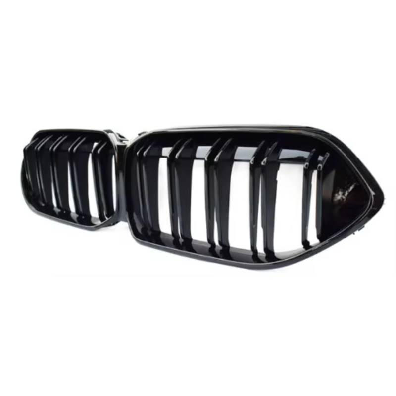 TATARENGS Kühlergrille Kompatibel Mit Für F44 2 Series 2021 2022 2023 2024 Frontnieren-Stoßstangengrill Doppellamellengitter Renngitter Autozubehör 51135A39378(Double) von TATARENGS