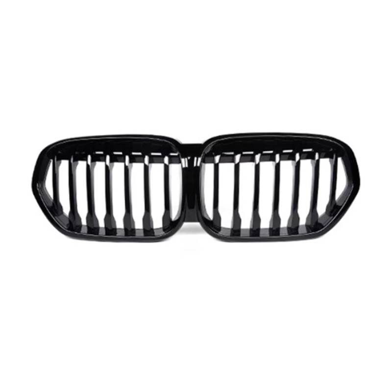 TATARENGS Kühlergrille Kompatibel Mit Für F48 LCI X1 2020 2021 2022 Autozubehör Ersatz-Renngrills Frontnieren-Stoßstangengrill Fronthaube Kühlergrill(Single) von TATARENGS