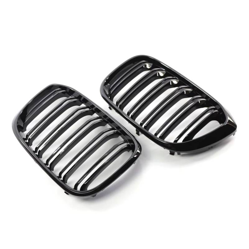 TATARENGS Kühlergrille Kompatibel Mit Für G01 G02 G08 X3 X4 2018 2019 2020 2021 2022 Auto Frontstoßstange Nierengrill Doppellamellengrill Rennsportgrill 51712462817(Double) von TATARENGS