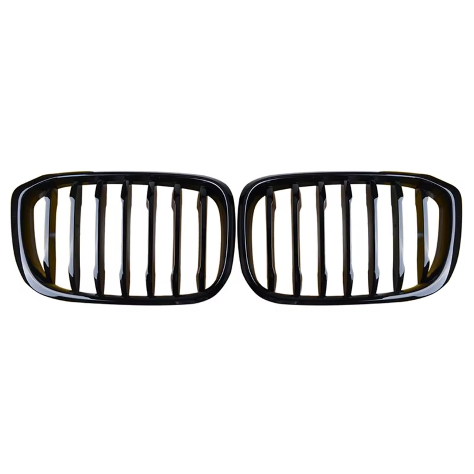 TATARENGS Kühlergrille Kompatibel Mit Für X3 X4 G01 G02 G08 2018 2019 2020 Autozubehör Frontniere Kühlergrill Einzeiliger Frontstoßfänger Renngrill Schwarz Glänzend(Single) von TATARENGS