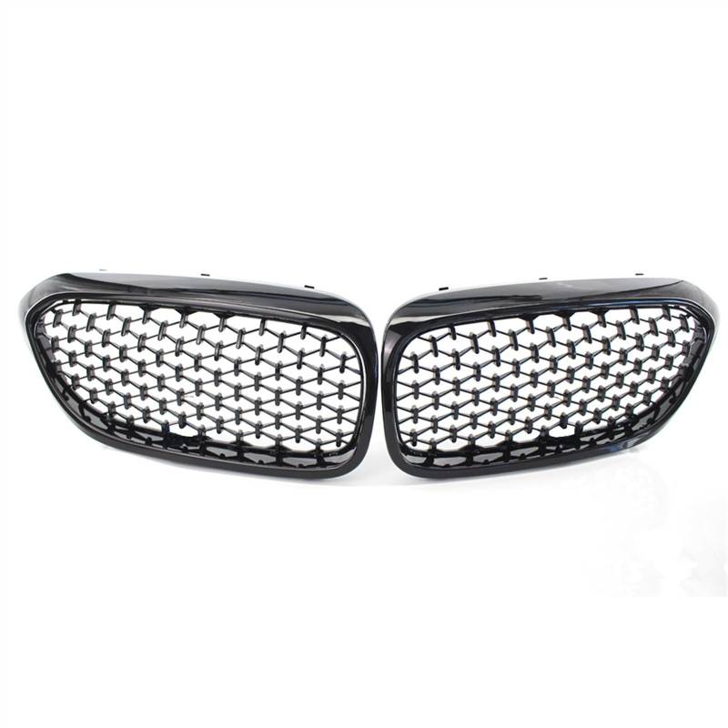 TATARENGS Kühlergrille Kompatibel Mit G30 G31 M5 2016 2017 2018 2019 Auto Obere Grillabdeckung Stoßstange Haube Front Nierengitter Lufteinlass Grill(Black) von TATARENGS