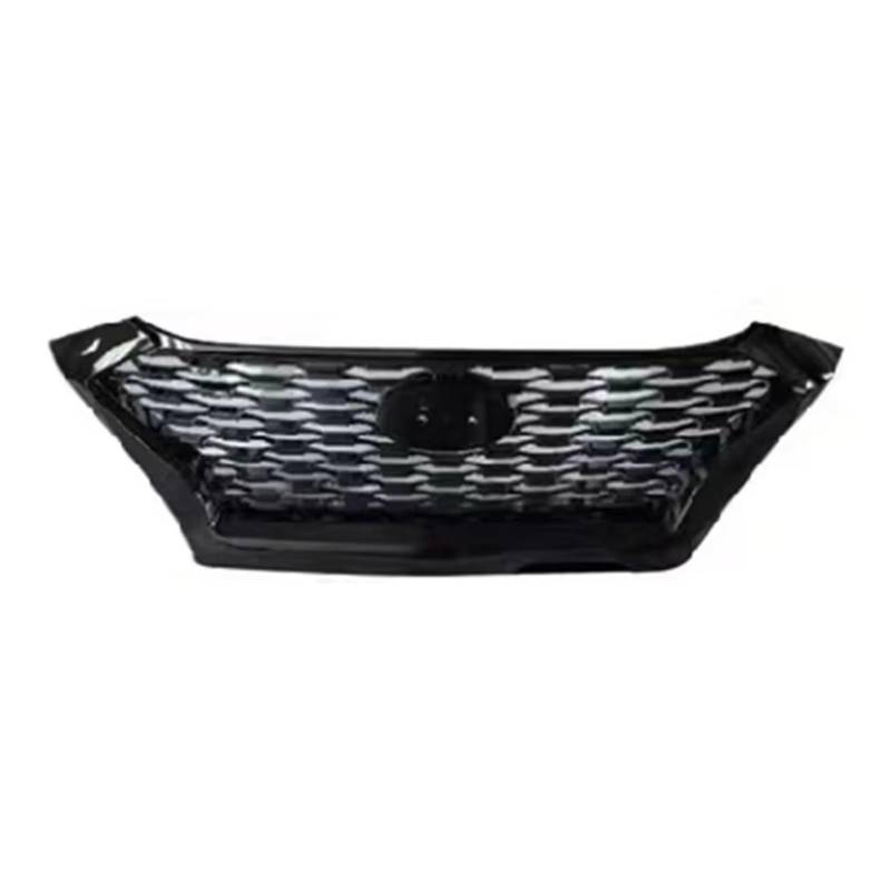 TATARENGS Kühlergrille Kompatibel Mit Hyundai Für Tucson 2019 2020 Auto Frontstoßstangengrill Schwarz Glanz Racing Grill Auto Oberer Einlass Grills Haube Mesh Grid Grille(Black) von TATARENGS