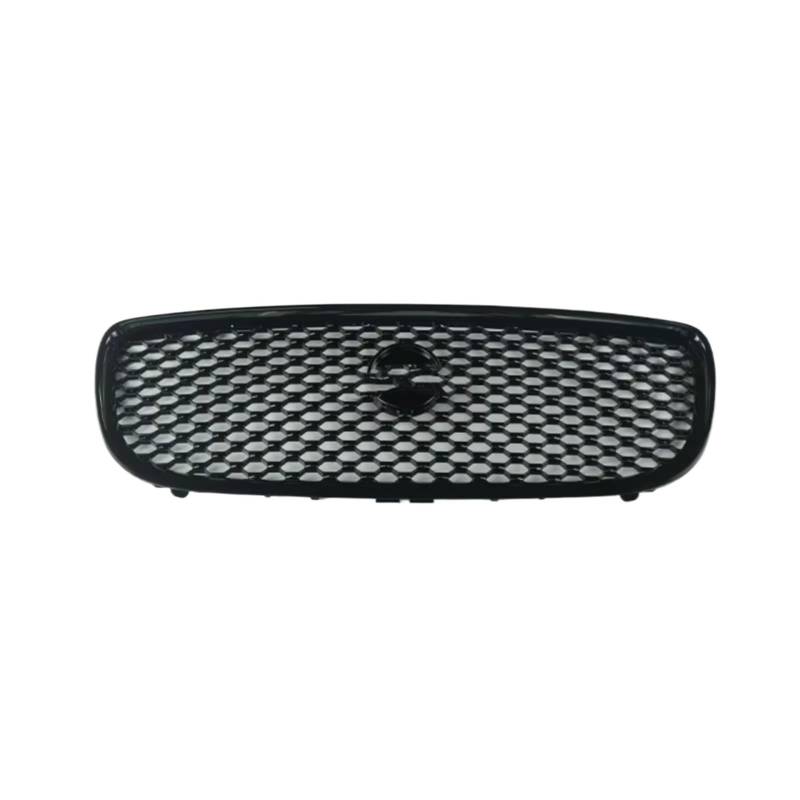 TATARENGS Kühlergrille Kompatibel Mit Jaguar Für XE 2015 2016 2017 2018 2019 Auto-Frontgrill Oberer Kühlergrill T4N5778 T4N5870 Autozubehör Frontstoßstangengrill(Black) von TATARENGS