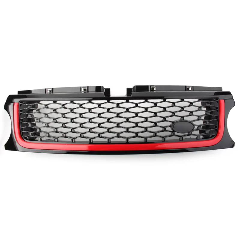 TATARENGS Kühlergrille Kompatibel Mit Land Für Rover Für Range Für Rover Sport 2010 2011 2012 2013, Auto-Frontstoßstange, Oberer Grill, Netzgitter, Stoßstange, Racing-Gitter von TATARENGS